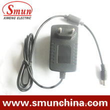 Enchufe de pared 24W 12V 2A Enchufe adaptador de CA / CC de potencia